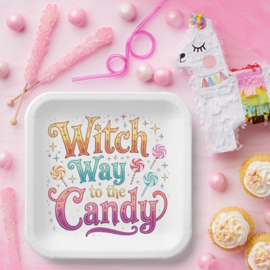 魔女の道 ペーパープレート (パーティー)