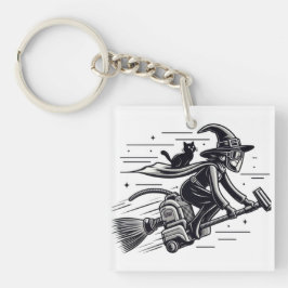 魔女の邪悪な速いハロウィーン脱出！ キーホルダー