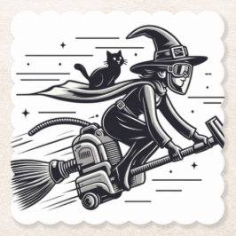 魔女の邪悪な速いハロウィーン脱出！ ペーパーコースター