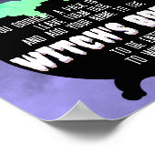 魔女の醸造おむつラッフルサイン ポスター (角)