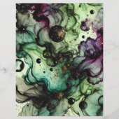 魔女の醸造ハロウィンアルコールインクスクラップブック (裏面)