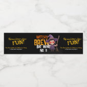 魔女の醸造ハローウィンパーティウォーターボトルラベル ペットボトルラベル (シングルラベル)