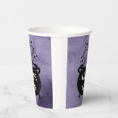 魔女の醸造ハローウィンパーティパープル 紙コップ (右)