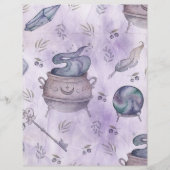 魔女の醸造用スクラップブック紙 (正面)