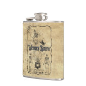 魔女の醸造 – ダークゴシック風ユーモア フラスク (左)