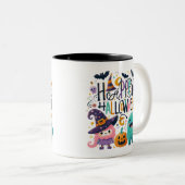 魔女の醸造 – ハロウィーン ツートーンマグカップ (正面右)