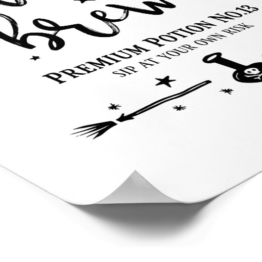 魔女の醸造 ポスター (角)