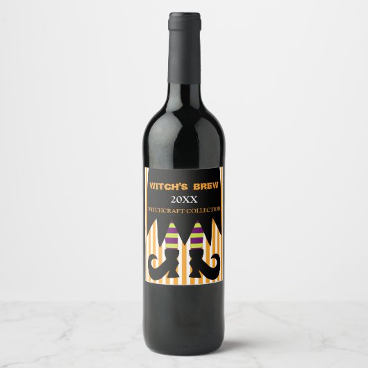 魔女の醸造 ワインラベル (正面)