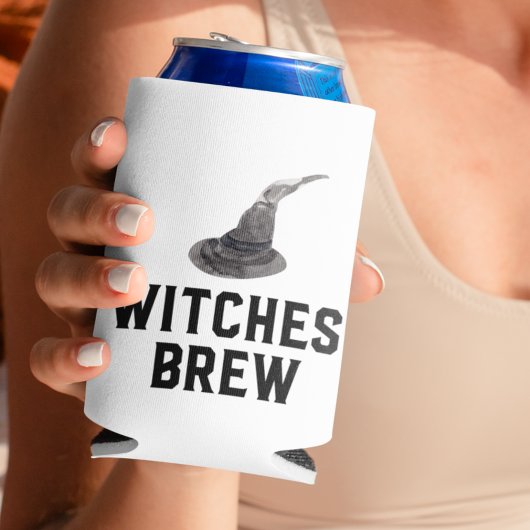 魔女の醸造 | 面白いハロウィーンの魔女の帽子 缶クーラー