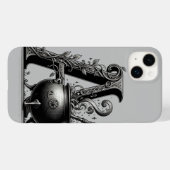 魔女の鍋 魔女の文字 A カスタムイニシャル Case-Mate iPhoneケース (裏面 (横))