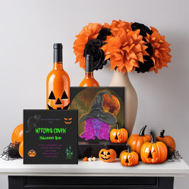 魔女の集団ハロウィンバッシュパーティー 招待状