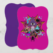 魔女の雰囲気と蜘蛛 (正面/裏面)