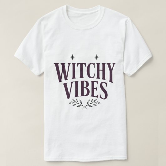 魔女の雰囲気 Witchcore ハロウィンデザイン Tシャツ (デザイン正面)