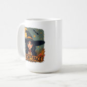 魔女の顔 コーヒーマグカップ (正面左)