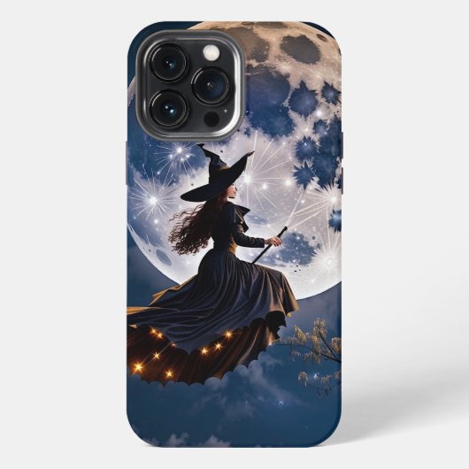 魔女の飛行 スマホケース iPhoneケース (裏面)