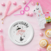 魔女の飲み会 ハロウィン ウェディングシャワーのお供に ペーパープレート (パーティー)