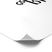 魔女の飲み会 ブライダルシャワーのウェルカムサイン ポスター (角)