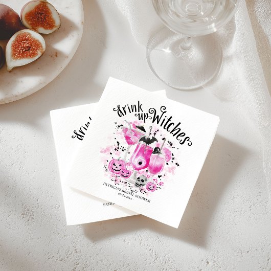 魔女の飲み物 ワitchesカクテル ハロウィン ブライダルシャワー スタンダードカクテルナプキン