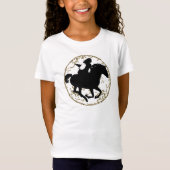 魔女の馬乗り フルムーンバックドロップ Tシャツ (正面)