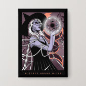 魔女の魔女のボタン – Mystic Witchy 缶バッジ (正面)