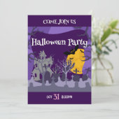 魔女の魔法のハロウィンパーティー 招待状 (スタンド正面)