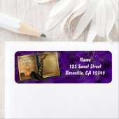 魔女の魔法の呪文帳 ハロウィンパーティー ラベル (インサイチュ)