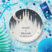 魔女の魔法の夢の神秘的な星ムーン結婚ズ ペーパープレート (パーティー)