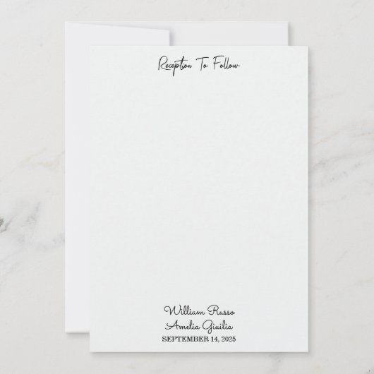 魔女の魔法の夢を神秘的な星ムーン結婚ズ 招待状 (裏面)