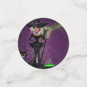 魔女の魔法の衣装ハローウィンパーティ コンフェッティ (スモール正面)