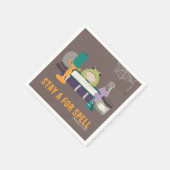 魔女の魔道具材料ハロウィーン スタンダードカクテルナプキン (角)