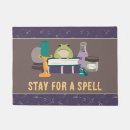 魔女の魔道具材料ハロウィーン ドアマット