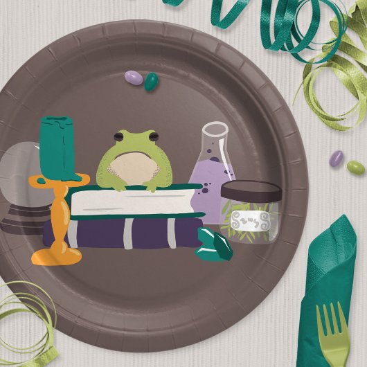 魔女の魔道具材料ハロウィーン ペーパープレート