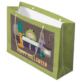 魔女の魔道具材料ハロウィーン ラージペーパーバッグ (正面アングル)