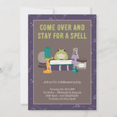 魔女の魔道具材料ハロウィーン 招待状 (正面)
