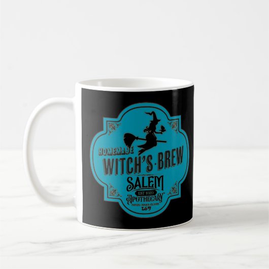 魔女のBREW面白いハロウィーン コーヒーマグカップ (左)