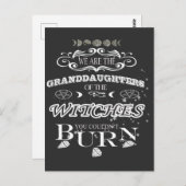 魔女のTシャツの大御所だ ポストカード (正面/裏面)