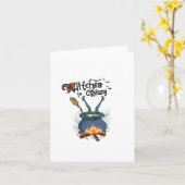 魔女はおかしい カード (黄色い花)