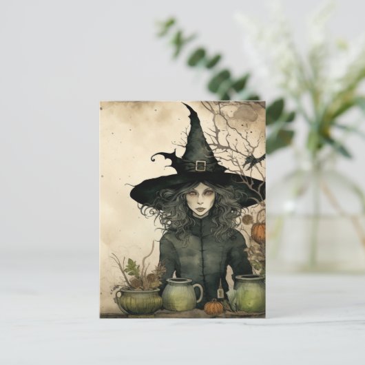魔女はがき ポストカード (スタンド正面)