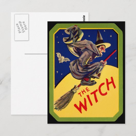 魔女はがき ポストカード (正面/裏面)