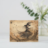 魔女はがき ポストカード (スタンド正面)