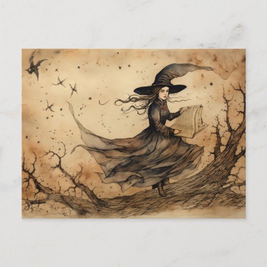 魔女はがき ポストカード (正面)