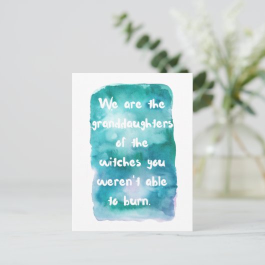 魔女はがき ポストカード (スタンド正面)