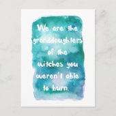 魔女はがき ポストカード (正面)