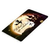 魔女はどうした？4"x6"マグネット（黄） マグネット (左側)