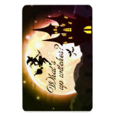 魔女はどうした？4"x6"マグネット（黄） マグネット (縦)