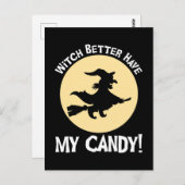 魔女はキャンディを持った方がいい! ポストカード (正面/裏面)