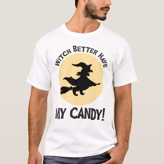 魔女はキャンディを持った方がいい！ Tシャツ (正面)
