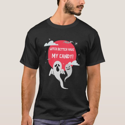 魔女はキャンディを持った方がいい! Tシャツ (正面)