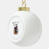 魔女はコーヒーのTクラシックシャツを持った方がいい セラミックボールオーナメント (右)