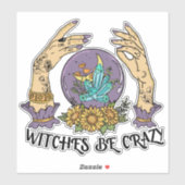 魔女はステッカーで熱狂するきる シール (シート)